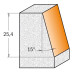 881.521.11 Frez HM A=15 D=23 I=25,4S=12,7
