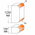900.622.11 Frez HM D=34 I=31,75 I1=11,1L=100 R1=2 R=3 S=12
