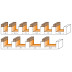 912.690.11B Frez HM D=19  I=38,1S=12 + górne łożysko