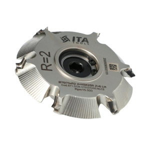 DGB.Frez PCD D=76/70 I=R2,0/23 F=HSK25R Z=6 H3,0 LH / IS