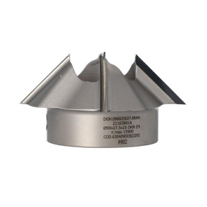 DGH.Frez PCD D=90 F=25+2CH I=27,5 Z=4 H=4,0 a45° RH