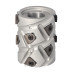 DGL.Głowica D=60 I=65 d=25+2CH Z=2+2 (12) a30° H=3 RH podfr.obustronne 43x4 góra + 43x3 dół