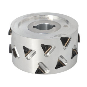 DGL Głowica DIA D=125 I=55/65 d=30+2CH Z=3+3 (18) a40° H=3 SYM podfr. obustronne 3 mm
