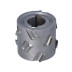 DGM.Głowica D=60 l=48 d=25+2CH LN Z=2+2 (12)  H2,5 LH bez podfrezowania