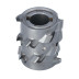 DGM.Głowica D=60 l=48 d=25+2CH LN Z=2+2 (12)  H2,5 LH bez podfrezowania