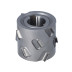 DGM.Głowica D=60 l=48 d=25+2CH LN Z=2+2 (12)  H2,5 RH bez podfrezowania
