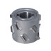 DGM.Głowica D=60 l=48 d=25+2CH LN Z=2+2 (12)  H2,5 RH bez podfrezowania