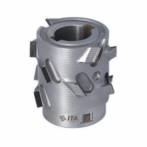 DGM.Głowica D=60 l=48 d=25+2CH LNZ=2+2 (12) H4,5 RH kołnierzem do Felder G360