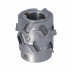 DGM.Głowica D=60 l=48 d=25+2CH LNZ=2+2 (12) H4,5 RH kołnierzem do Felder G360