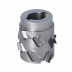DGM.Głowica D=60 l=48 d=25+2CH LNZ=2+2 (12) H4,5 RH kołnierzem do Felder G360