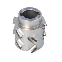 DGM.Głowica D=60 l=48 d=25+2CH Z=2+2 (12) H4,5 RH 45 st. kołnierzem do Felder G360