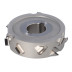 DGM.Głowica D=100 F=30+2CH I=25 LN Z=3+3 H=4,5 A=45°  SYM / LOW NOISE / + dystans D30x15 mm