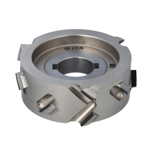 DGM Głowica DIA D=100 l=32 d=30+2CH Z=3+3 (12) H=4,5 a45° SYM / podfr. obustronne + 3 dystanse