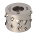 DGM.Głowica D=100 l=64/71 d=30+2CH LN Z=3+3 (24) H=4,5 SYM RH podfrez. obustronne Holz-Her / LOW NOISE