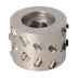 DGM.Głowica D=100 l=64/71 d=30+2CH LN Z=3+3 (24) H=4,5 SYM RH podfrez. obustronne Holz-Her / LOW NOISE