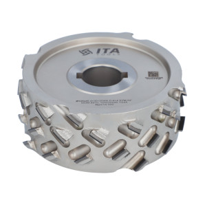 DGM.Głowica D=125 l=46 d=30+2CH LN Z=4+4 (40) H=4,0 a54° / SYM HOMAG / LOW NOISE