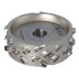 DGM.Głowica D=150 l=46 d=30+2CH LN Z=4+4 H=4,5 a54° LH / podfr. obustronne 13 mm / LOW NOISE