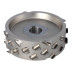 DGM.Głowica D=150 l=46 d=30+2CH LN Z=4+4 H=4,5 a54° LH / podfr. obustronne 13 mm / LOW NOISE
