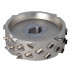DGM.Głowica D=150 l=46 d=30+2CH LN Z=4+4 H=4,5 a54° LH / podfr. obustronne 13 mm / LOW NOISE