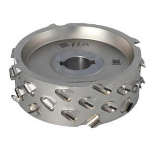 DGM.Głowica D=150 l=46 d=30+2CH LN Z=4+4 H=4,5 a54° RH / podfr. obustronne 13 mm / LOW NOISE