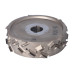 DGM Głowica DIA D=180 l=45 d=35+2CH Z=5+5 H6,0 TOP 54,9° SYM