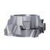 DGS Głowica DIA D=100 l=20-52 d=30+2CH Z=3+3+3+3 H=4 RH pdfrezowanie dolne