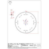 DSA.Piła D=300 F= 30 Z= 72 K/P=3,2/2,2 H=6 TP PH: PH03