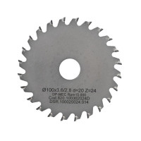 DSR.Piła D=100 F= 20 Z= 24 K/P=3,6/2,8 H4,0 FP PH: -