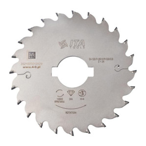 DSR.Piła D=120 F= 30 Z= 24 K/P=3,8/2,8 H=4 FP PH: 2CH4,5x9