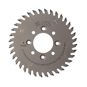 DSR.Piła D=120 F= 35 Z= 36 K/P=4,0/2,8 H=4 FP PH: 4/M5/50RH + 4/M5/50LH
