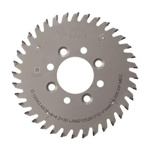 DSR.Piła D=120 F= 35 Z= 36 K/P=3,4/2,2 H=4 FP PH: 4/M5/50RH + 4/M5/50LH