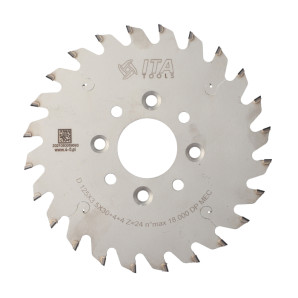 DSR.Piła D=125 F= 30 Z= 24 K/P=3,5/2,5 H=4 FP PH: 4/9,7/48 RH + 4/9,7/48 LH