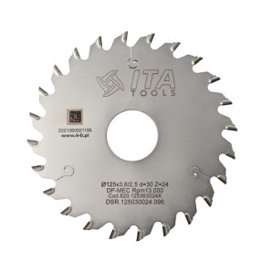 DSR.Piła D=125 F= 30 Z= 24 K/P=3,6/2,5 H=6 PR PH: -