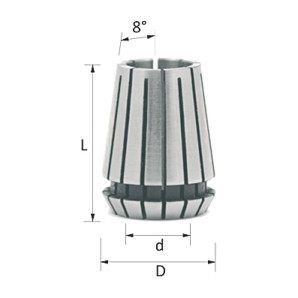 Tuleja zaciskowa ER40 D=09  DIN 6499