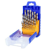 F013G0025K01 wiertła HSS do drewnachwyt cylindryczny komplet 25 szt.