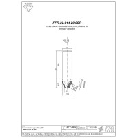 FFR.Frez D=21,8 I=14,7 S=20x60 L=80 Z=2 H4,0 R4,5/R3/R3 RH POZ.