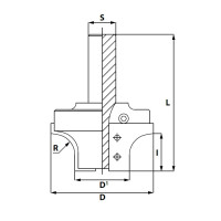 FZ2.Frez D=60 I=35 L=100 S=20 R=6