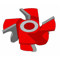 G20.GłowicaHSS Z4 -do poręczy D=145 F=30 I=54 R=50