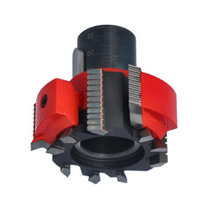 GC1.Frez D=70/125 B=10-35 Z=3+3 V=6 RH DX, regulacja z nakrętką