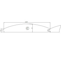 GE1.Zest.6 GłowicHSS Z4 -elewacja TYP C D=160/140 F= 40 I=200 mm