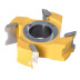 GF2.Głowica D=125 F=40 I=40/16 Z=4 HSS A=45° obustronne