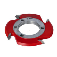 GF2.Głowica D=140 F=60 I=12 Z=4 lutowany HM 2x45° (3 otwory pod hydro)