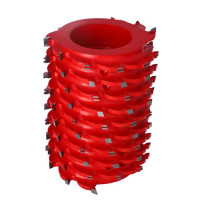 GJ6.Głowica D=125 F=30 I=165 Z=12 podfr obustr niesym: 65x28/65x53 spiralny naprzemienny LH