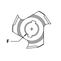 GKK.Głowica D=48 F=16+2 I=14
