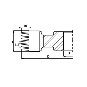 GL2.GłowicaHSS Z4 RH-LH -doMikrowczepów D=120 F= 30 I=161,6 mm (poprzeczne) T=10