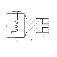 GL6.GłowicaHSS Z4 RH -doMikrowczepów D=140 F= 40 I=60 mm (wzdłużne) T=4