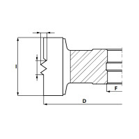 GL7.GłowicaHSS Z4 RH -doMikrowczepów D=140 F= 40 I=40 mm (wzdłużne) T=5