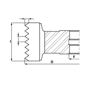 GL8.GłowicaHSS Z4 RH -doMikrowczepów D=140 F= 40 I=40 mm (wzdłużne) T=5