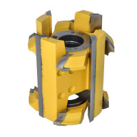 GM1.Zestaw frezów HSS D=140 F=40 I=78-161 Z=4 R=8 A=45 lutowane