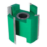 GP2.GłowicaHSS Z4 -deskaTarasowa TYP 3 D=160 F= 40 I=135 mm
